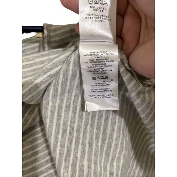 Lauren Ralph Lauren Short Sleeve Striped Dress Size Medium - Picture 6 of 6